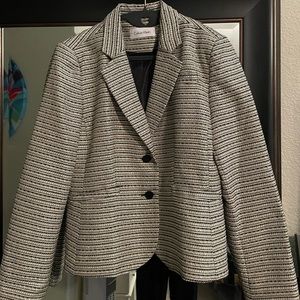NWT Calvin Klein Tweed Blazer